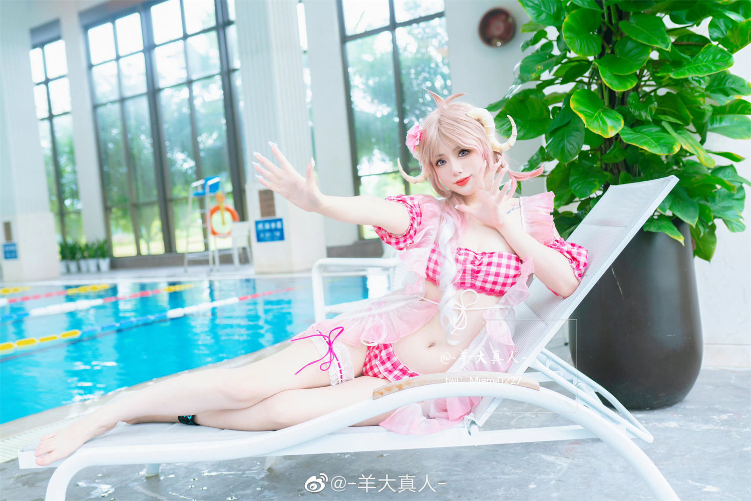 羊大真人cosplay图片，艾雅法拉珊瑚海岸-ACGAI艺图