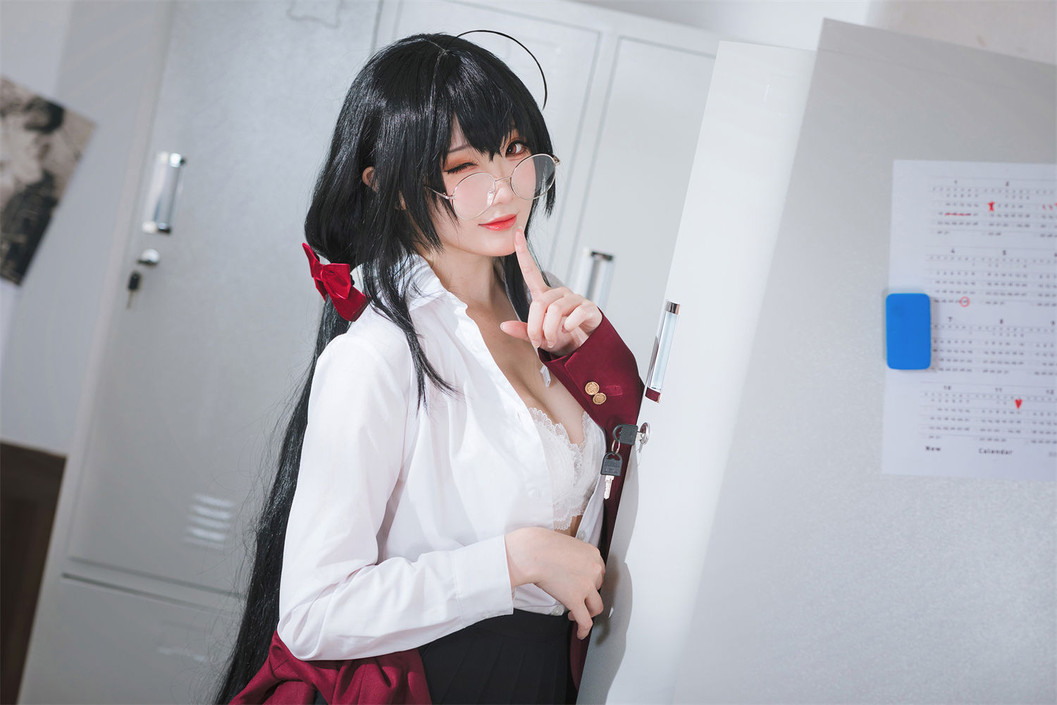 最美大凤JK，瓜希酱下的绝美cosplay图集作品-ACGAI艺图