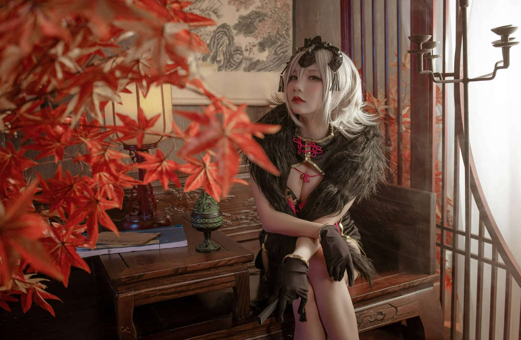 黑贞再临：是一只熊仔吗cosplay《黑贞》图集的视觉呈现-ACGAI艺图