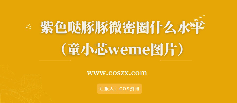 紫色哒豚豚微密圈什么水平（童小芯weme图片）-ACGAI艺图