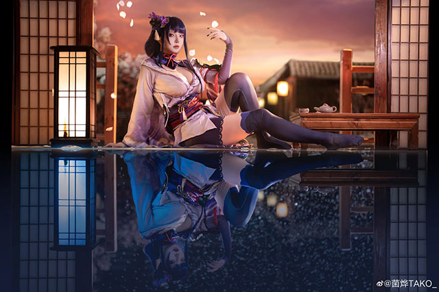 菌烨TAKO cosplay | 菌烨TAKO_在《原神》cos雷电将军-ACGAI艺图