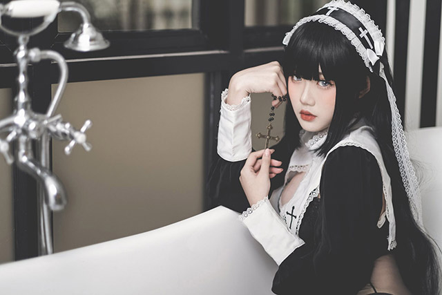 Cosplay The Nun：当Valak不再像电影里那样可怕的时候-ACGAI艺图