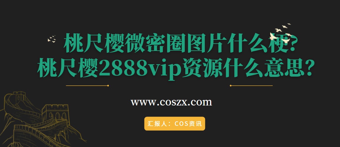 桃尺樱微密圈图片什么梗？桃尺樱2888vip资源什么意思？-ACGAI艺图