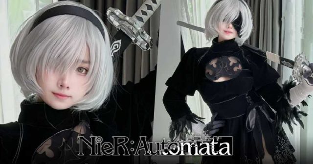 Ve’nus cos《尼尔：机械纪元》2B，将机械美少女融入现实的魅力-ACGAI艺图