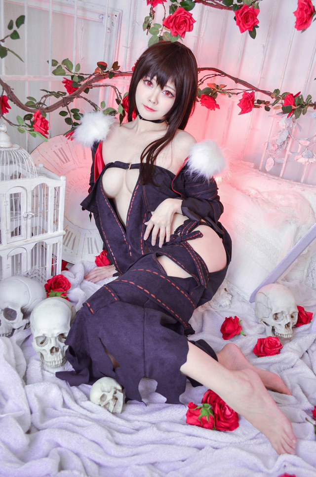 Arty亚缇cos虞姬 | Arty亚缇在《Fate/Grand Order》cos“虞美人”虞姬-ACGAI艺图