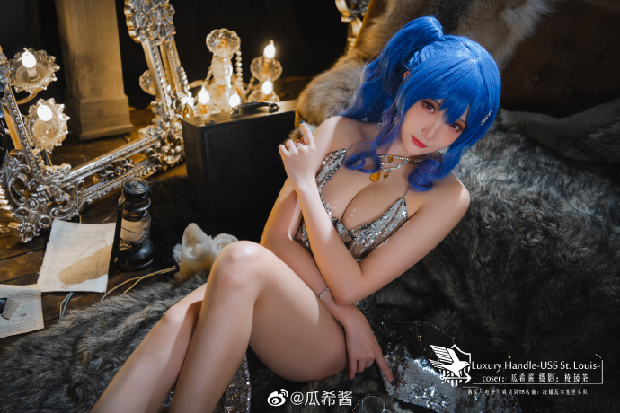 碧蓝航线@瓜希酱 cos 作品[瓜希酱_圣路易斯 COS 图集]-ACGAI艺图